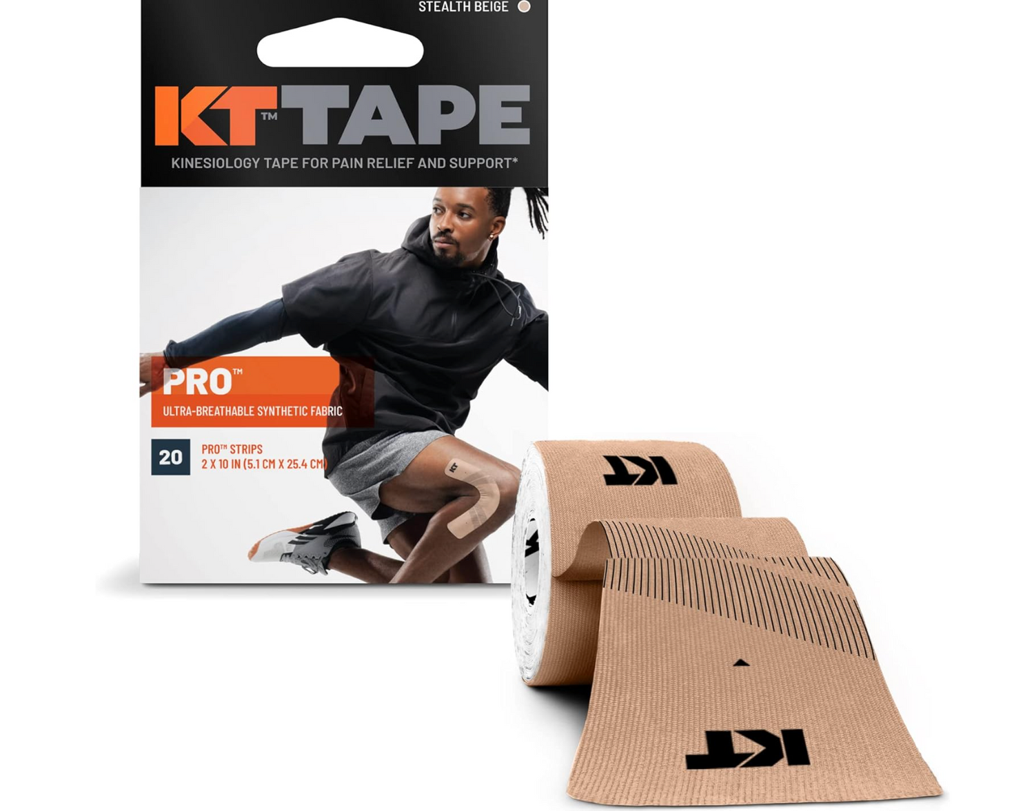 KT Tape – Pro-Grade Kinesiology Support Tape