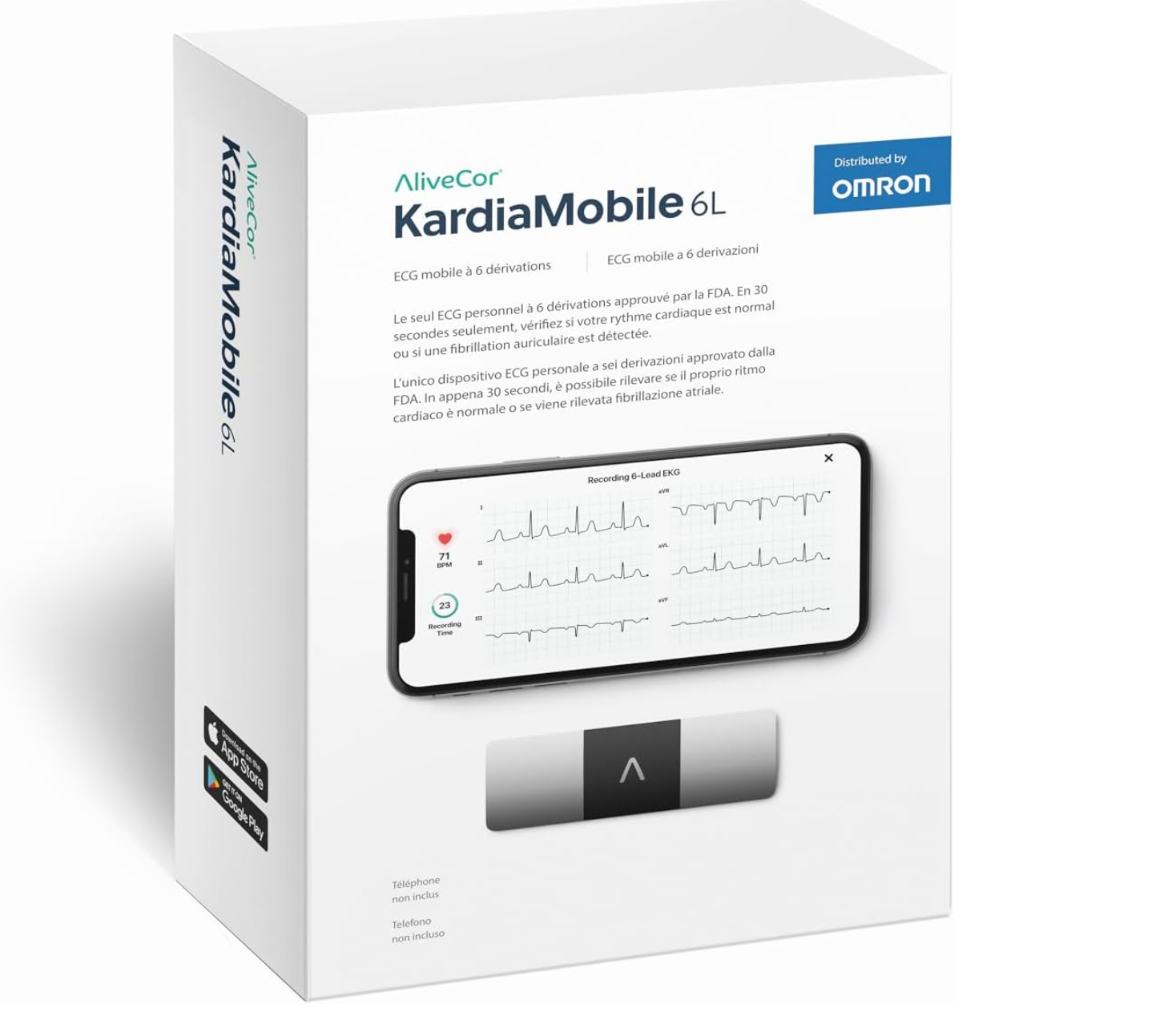 KardiaMobile 6-Lead Personal EKG Monitor