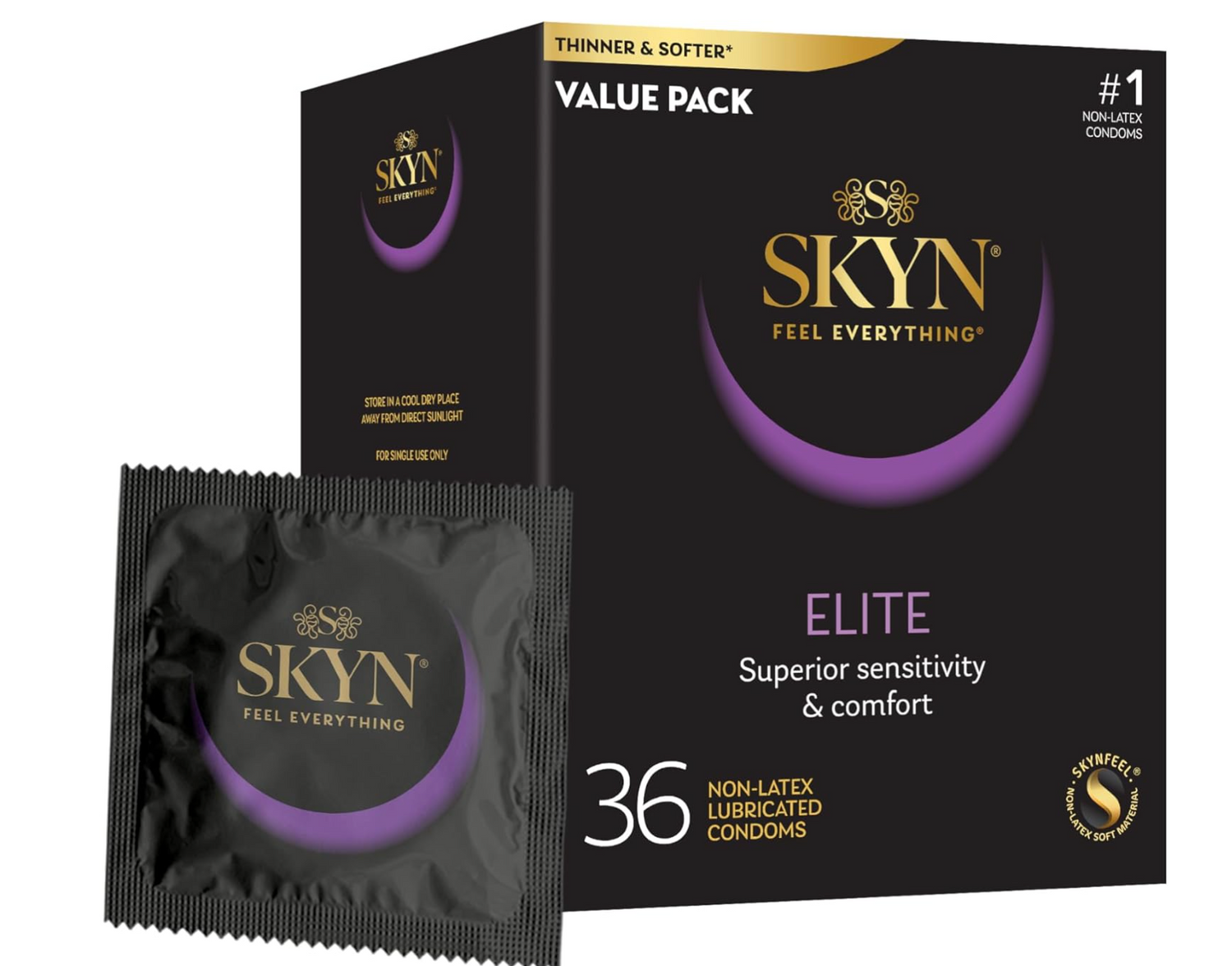Ultra-Thin, Lubricated Latex-Free Condoms